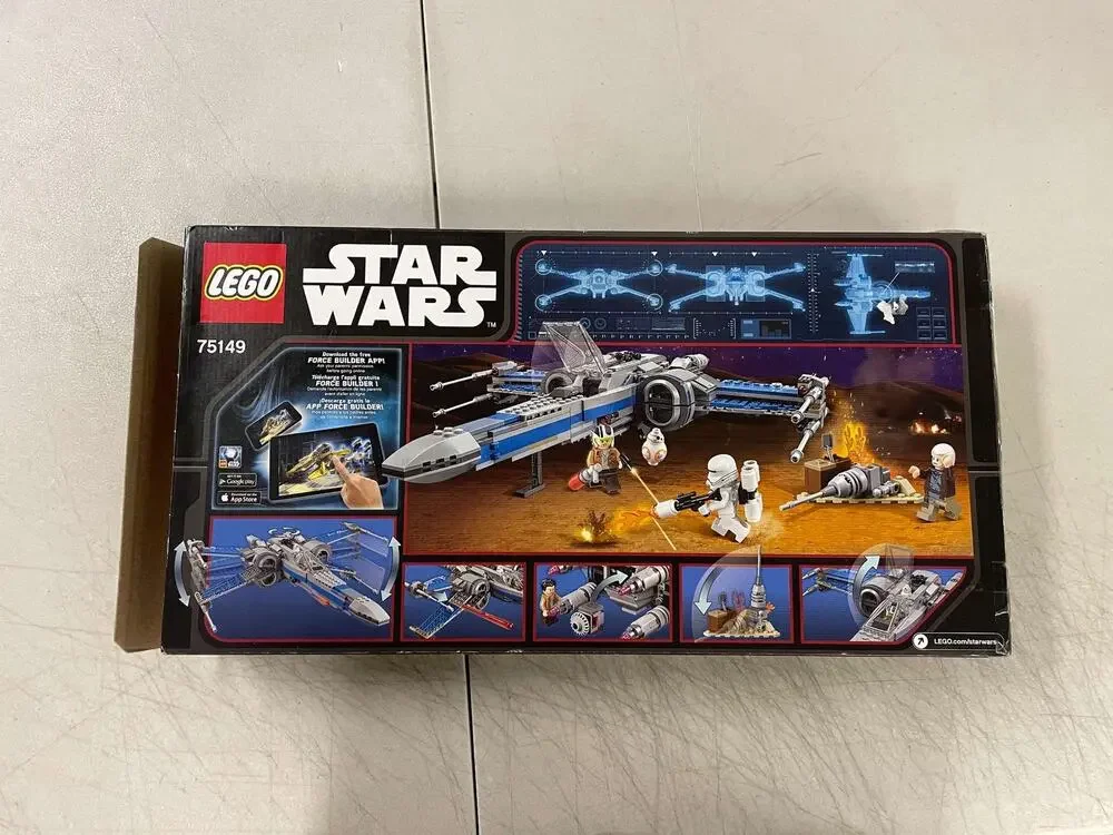 LEGO Star Wars X-Wing Fighter 75149 Resistance Starship Building Kit Open Box